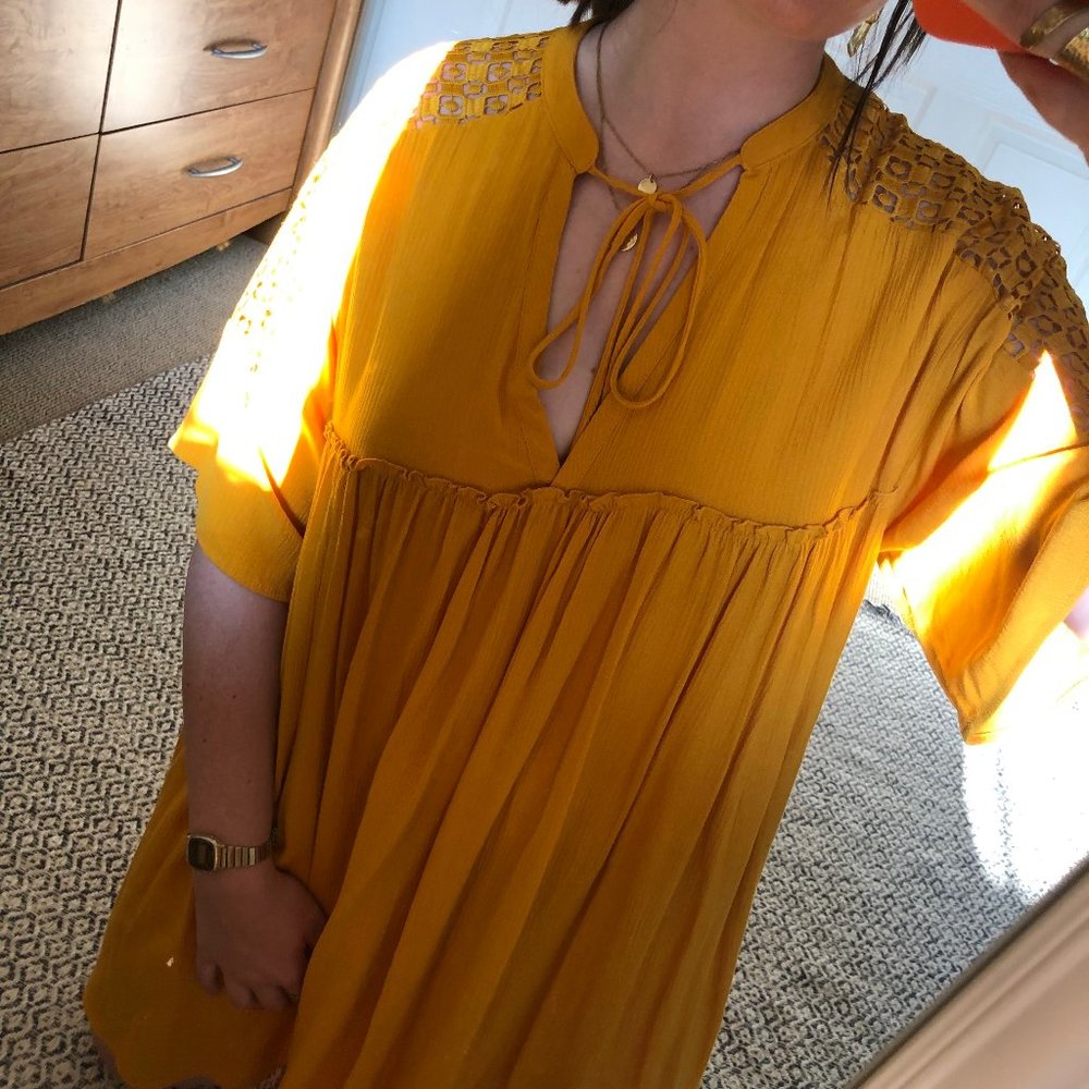 Zara yellow babydoll dress - Picture 5 of 5